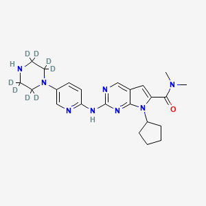Chemical structure of Ribociclib-d8