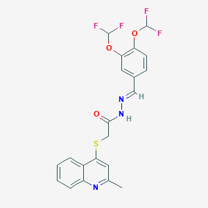 Chemical structure of (S)-LTGO-33