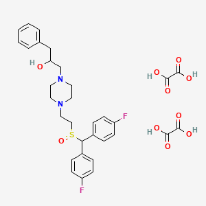 Chemical structure of JJC8-088 dioxalate