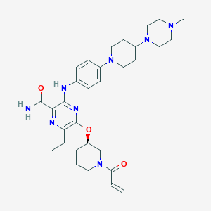 Chemical structure of PLK1/BRD4-IN-5