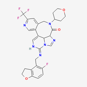 Chemical structure of ORIC-944 TFA