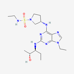 Chemical structure of AZD8421
