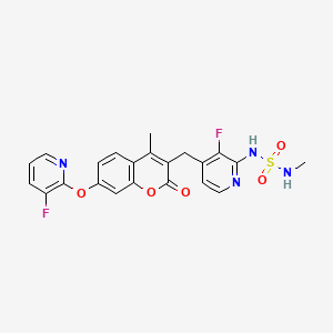 Chemical structure of NST-628