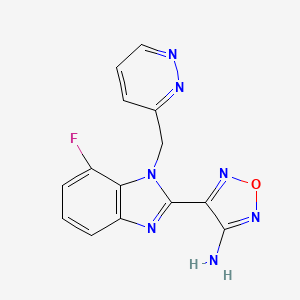 Chemical structure of CVN293
