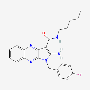 Chemical structure of 2-APQC