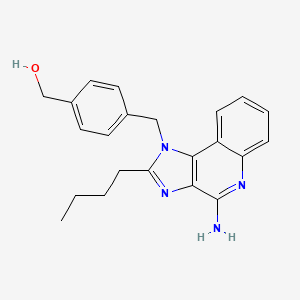 Chemical structure of TLR7 agonist 20 hydrochloride
