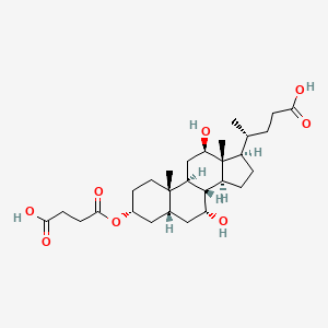 Chemical structure of 3-sucCA
