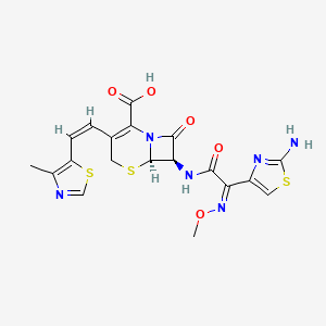 Chemical structure of Cefditoren