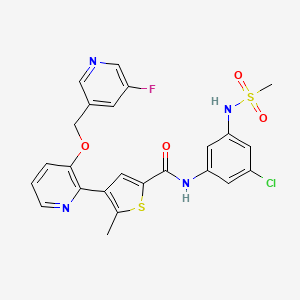 Chemical structure of DHX9-IN-3