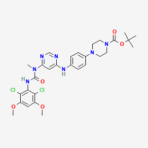 Chemical structure of Infigratinib-Boc
