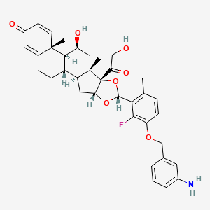 Chemical structure of Glucocorticoid receptor agonist-4