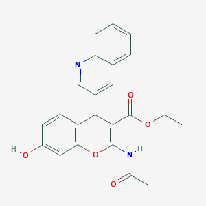 Chemical structure of HFI-437