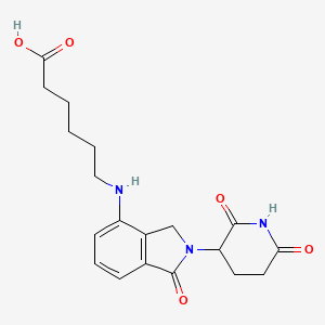 Chemical structure of Lenalidomide-C5-acid