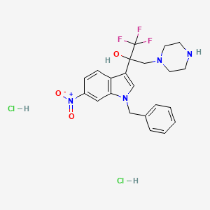 Chemical structure of AFP464 dihydrochloride