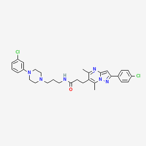 Chemical structure of PTK7/β-catenin-IN-2