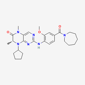 Chemical structure of PLK1/BRD4-IN-2