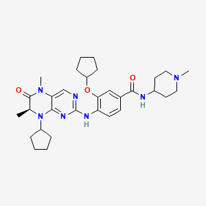 Chemical structure of PLK1/BRD4-IN-3