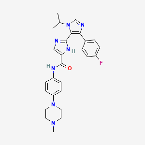 Chemical structure of INS018 055