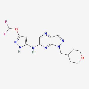 Chemical structure of BLU-222