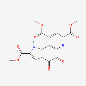 Chemical structure of PQQ-trimethylester