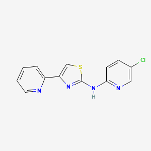 Chemical structure of BAY 249716