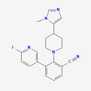 Chemical structure of QP5038