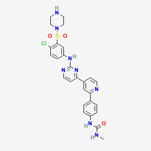 Chemical structure of KVS0001
