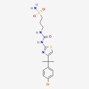 Chemical structure of CBI1 formic