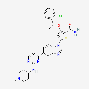 Chemical structure of BRD4/NAMPT-IN-1