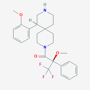 Chemical structure of (7S)-BAY-593