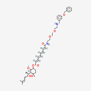 Chemical structure of Fumagilin-105