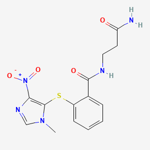 Chemical structure of Nipamovir