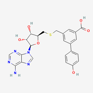 Chemical structure of METTL1-WDR4-IN-2