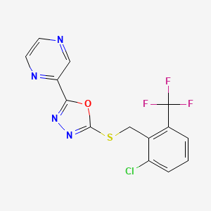 Chemical structure of Yaddle1