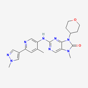 Chemical structure of DNA-PK-IN-12