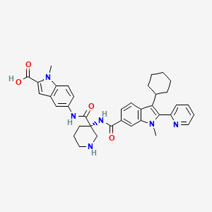Chemical structure of AU-24118