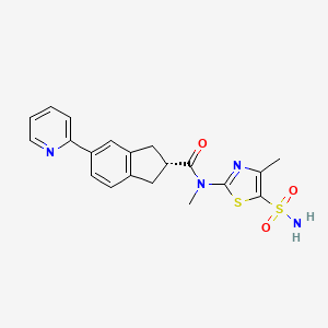 Chemical structure of HN0037