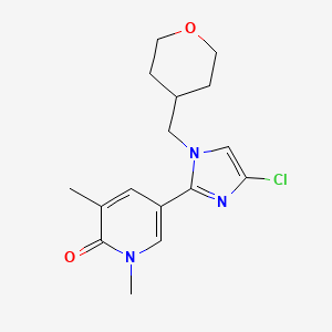 Chemical structure of I-BET787