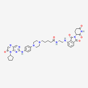 Chemical structure of PROTAC CDK4/6 degrader 1
