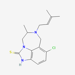 Chemical structure of HIV-1 inhibitor-69
