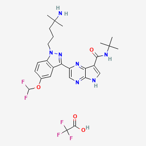 Chemical structure of FT-FAPI-12_9 TFA