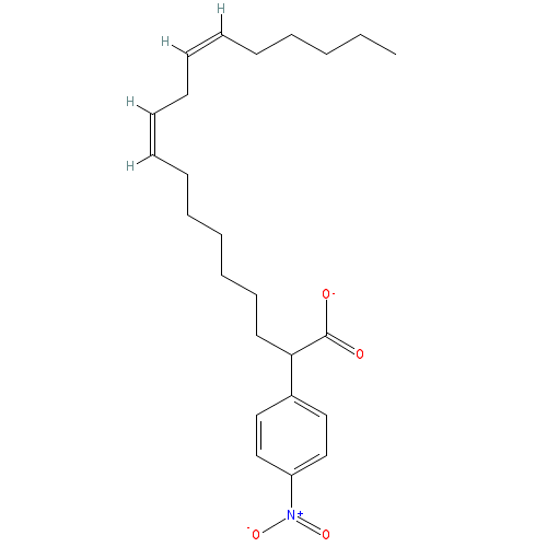 Chemical structure of Para-nitrophenyllinoleate