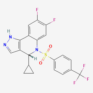 Chemical structure of ELND 006
