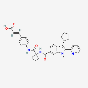 Chemical structure of BILB 1941