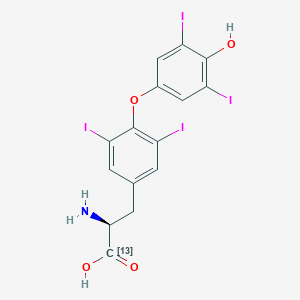 Chemical structure of L-Thyroxine-13C6