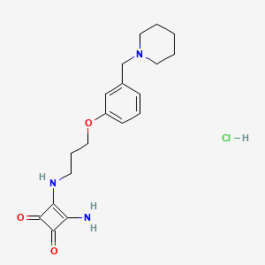 Chemical structure of BMY-25368 hydrochloride