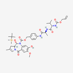 Chemical structure of Tesirine intermediate-2