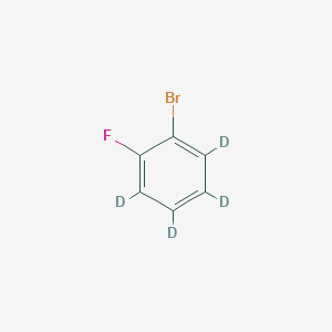Chemical structure of 2-Bromofluorobenzene-D4