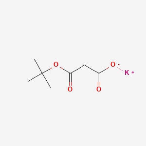 Chemical structure of Potassium tert-butyl malonate