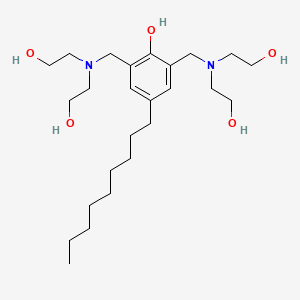 Chemical structure of N-Boc-dolaproine-OH dicyclohexylamine